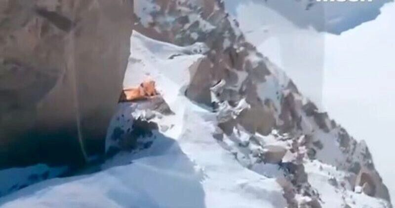 Место на горе, на котором лежит Наталья Наговицына с 11 августа