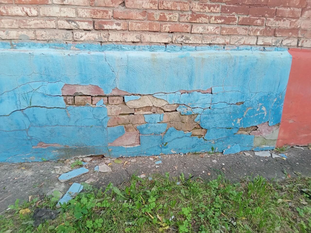 В таком состоянии фундамент дома