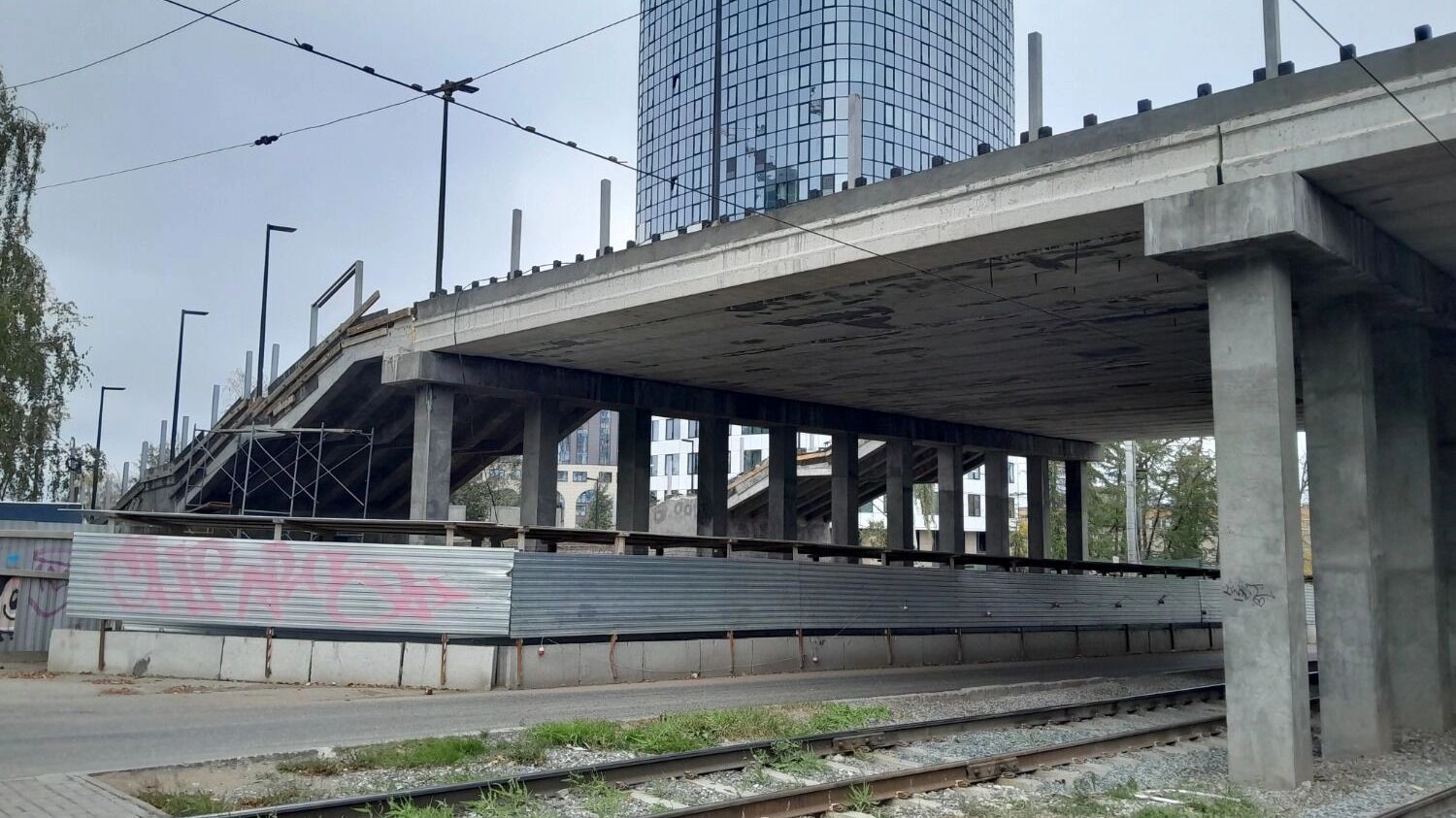 Вид на эстакаду