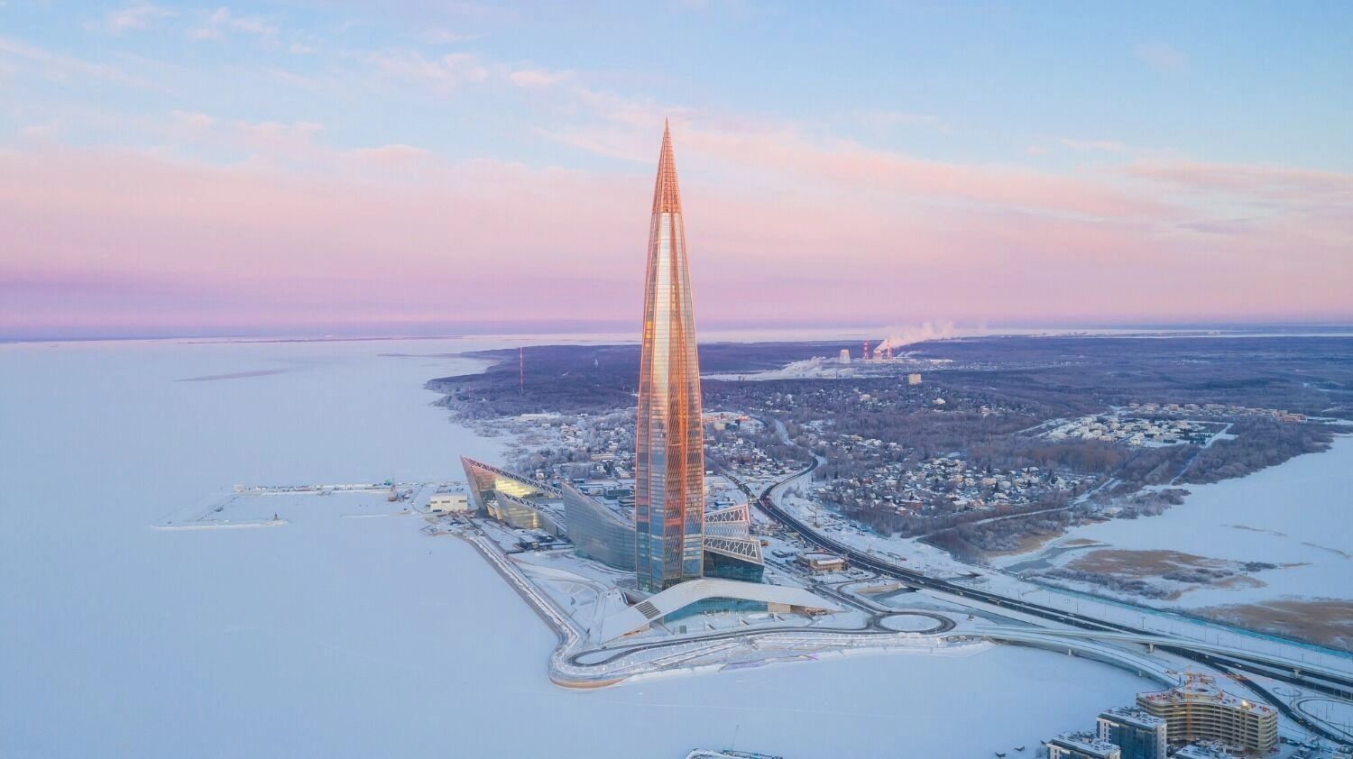 «Лахта Центр» останется самым высоким в Европе небоскребом, но по количеству этажей проиграет «Ахмат тауэру»