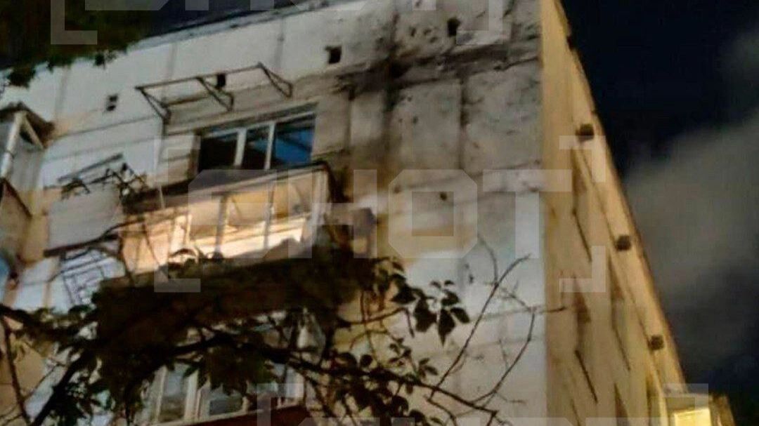 Обломки дрона упали на жилой дом на Каширском шоссе