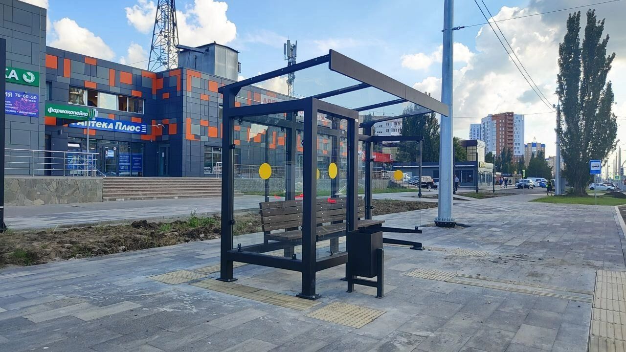 На бульваре Архитекторов появились 15 новых остановок