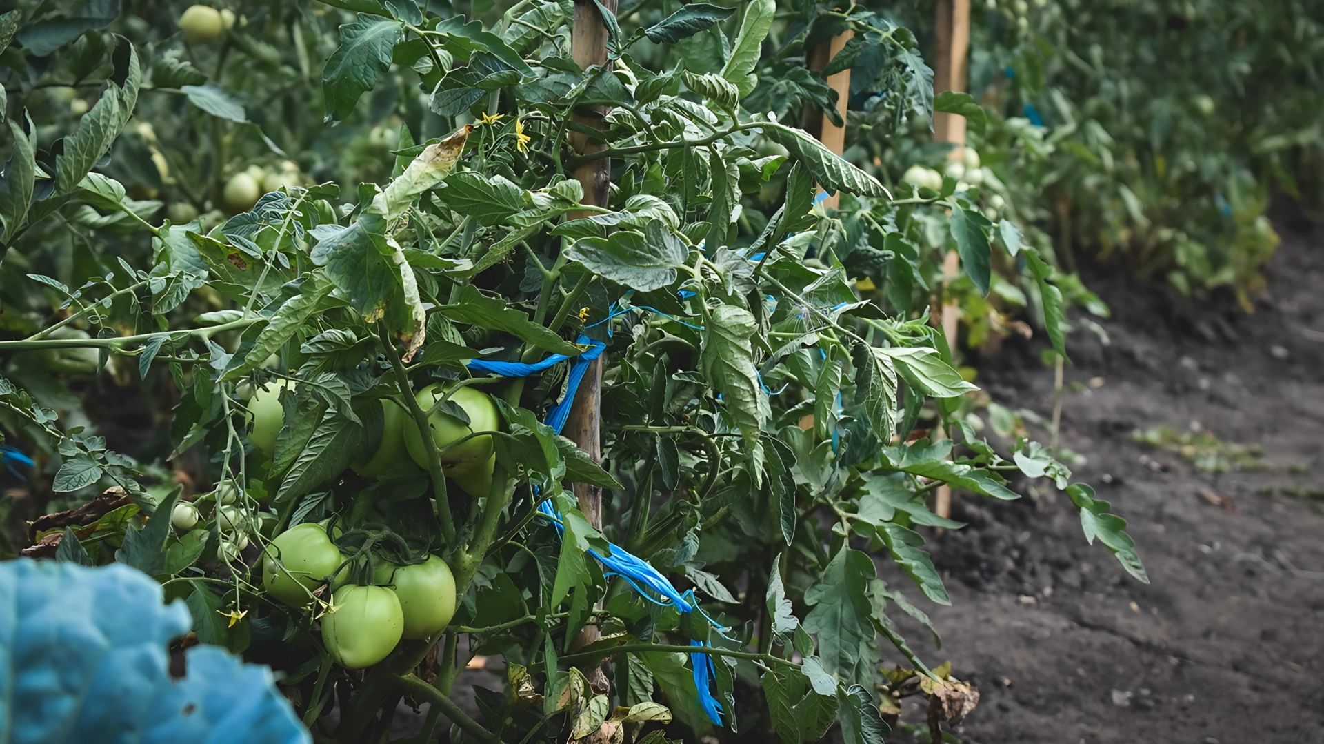 Высокие томаты с обильным урожаем