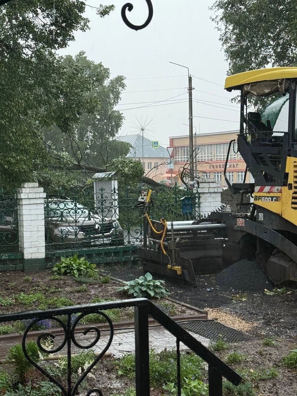 Ураган прошелся по рабочему поселку Шаранга в Нижегородской области