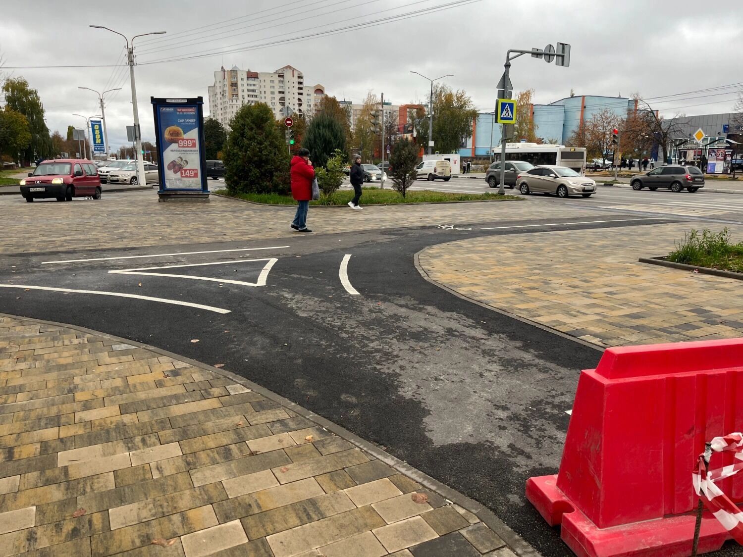 Велодорожка на бульваре Первого салюта