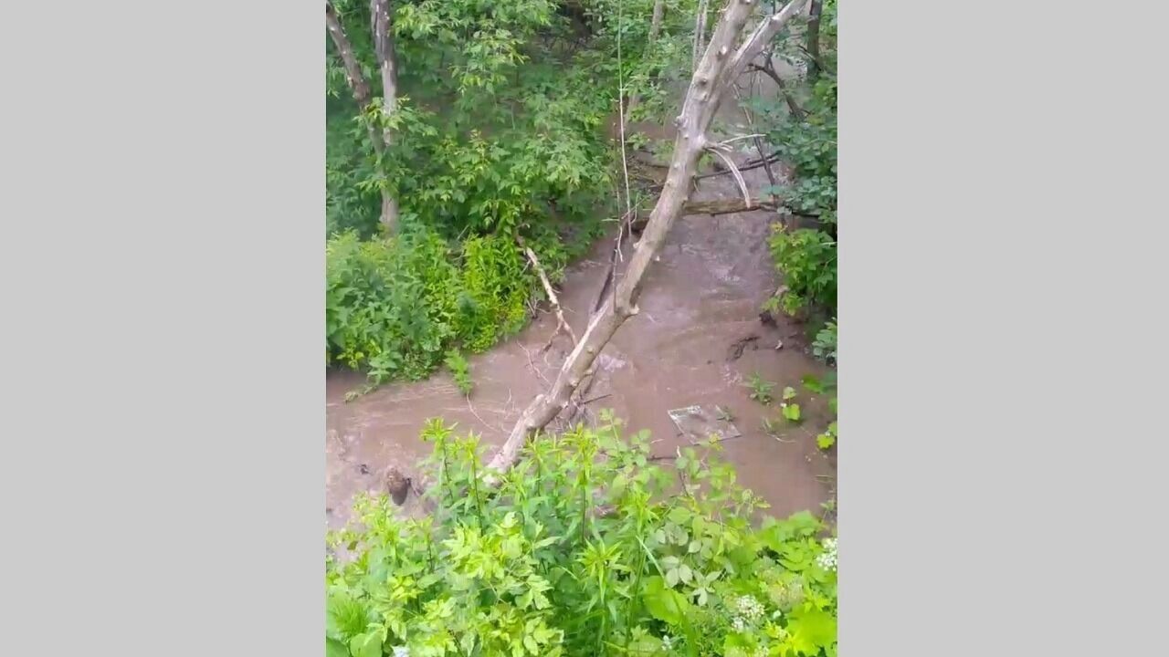 Житель Ижевска снял на видео загрязненную химией речку Карлутку