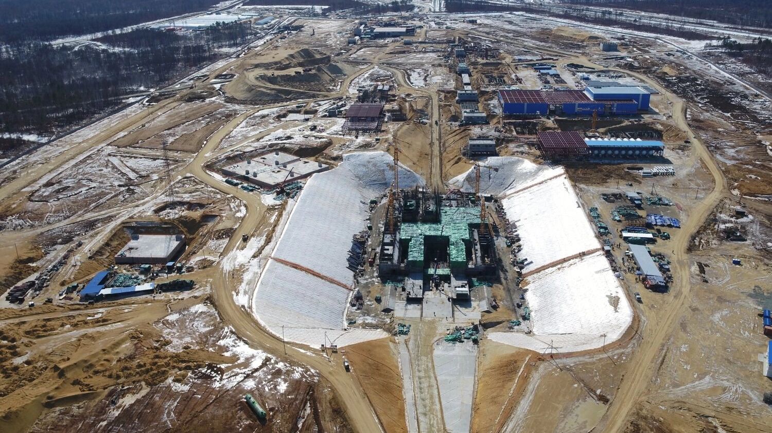 Скандал на стройке космодрома Восточный: русскому космосу отключили свет за долги