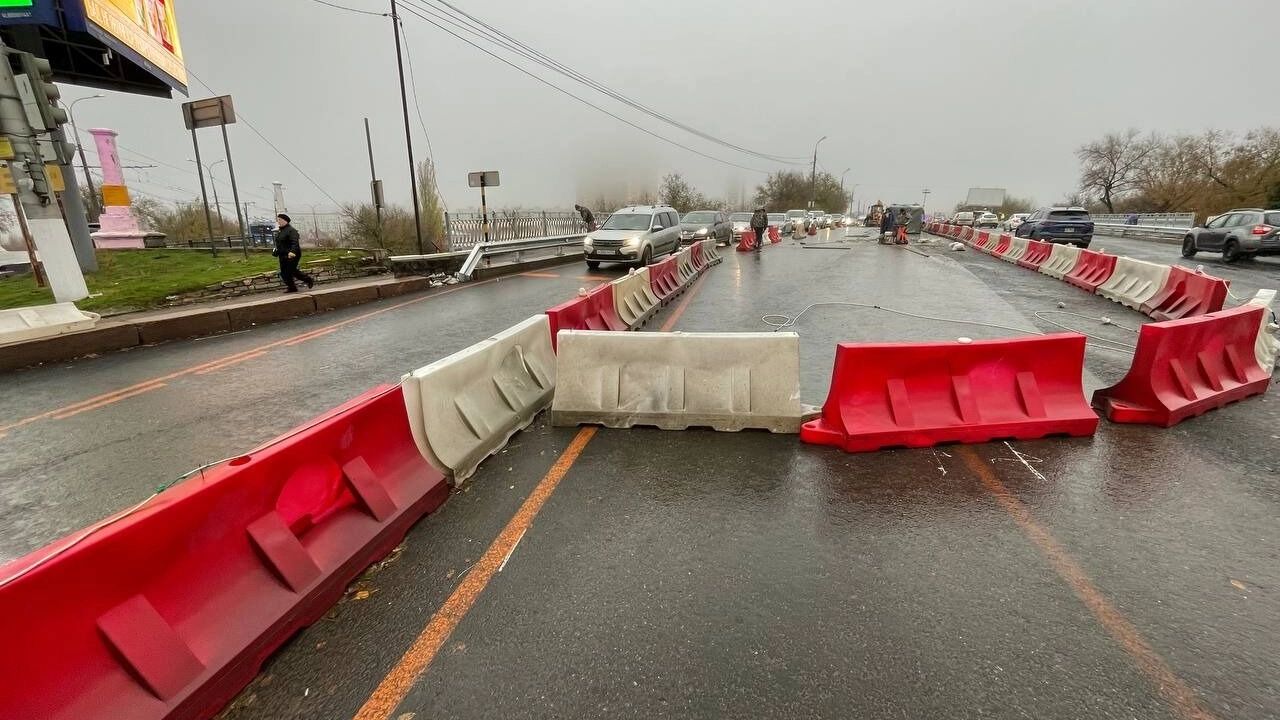 Все шесть полос открыли для движения на путепроводе на Рабоче-Крестьянской