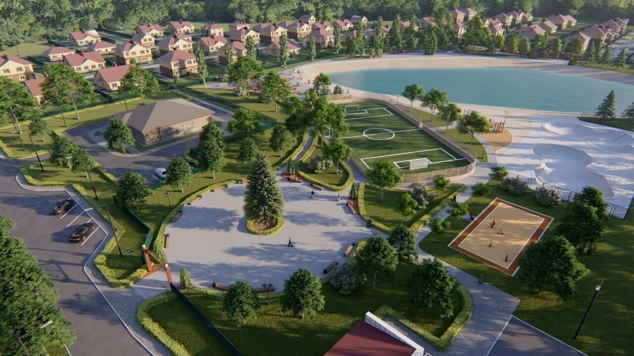 Новый стандарт: почему собственный парк с озером стал популярным трендом в ИЖС