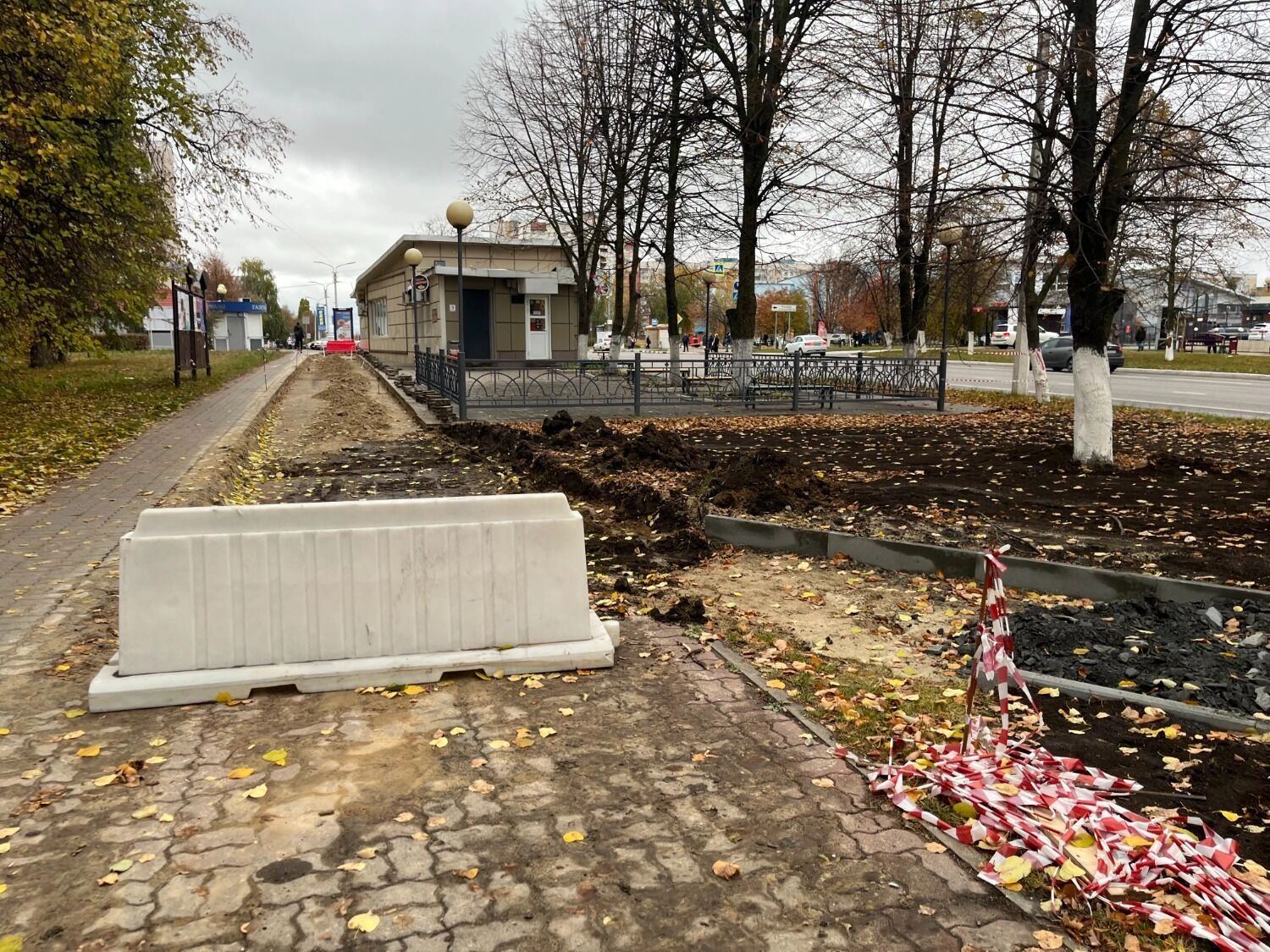 Будущая велодорожка на проспекте Ватутина