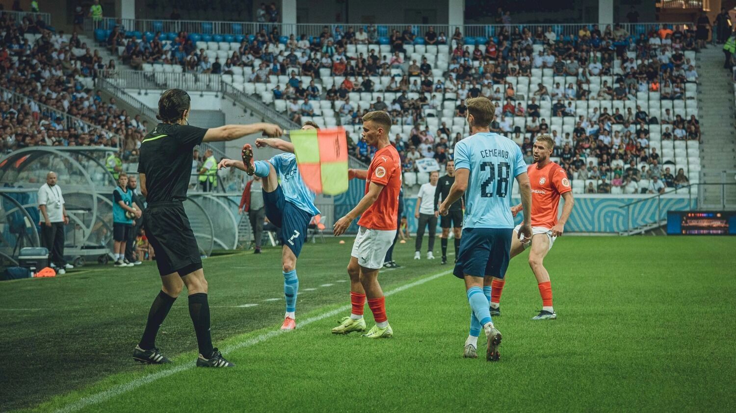 Кадры матча «Ротор» — «Спартак» (Кострома)