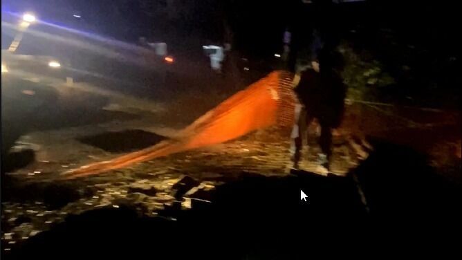 Рядом с&nbsp;котлованом было ограждение