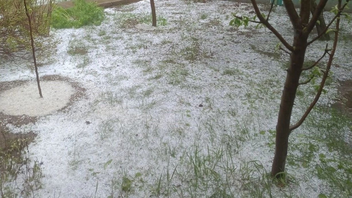 Град накрыл Волгоградскую область