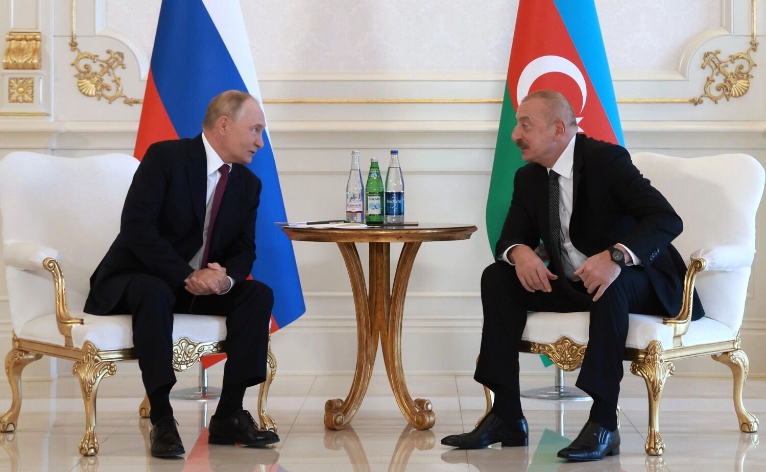 Владимир Путин и Ильхам Алиев
