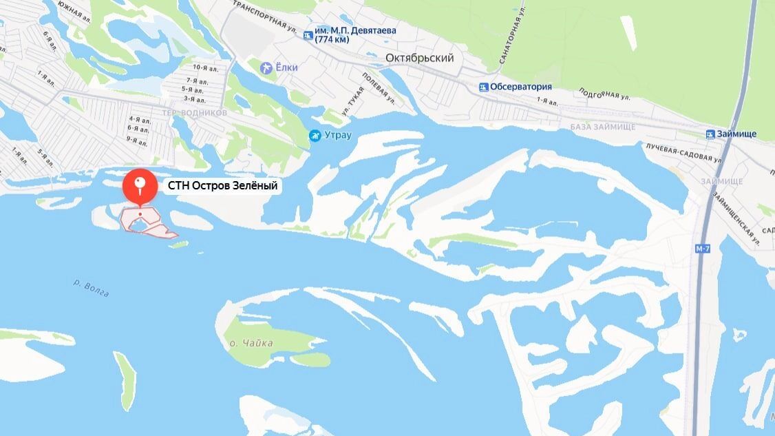 Остров, близ которого нашли тело