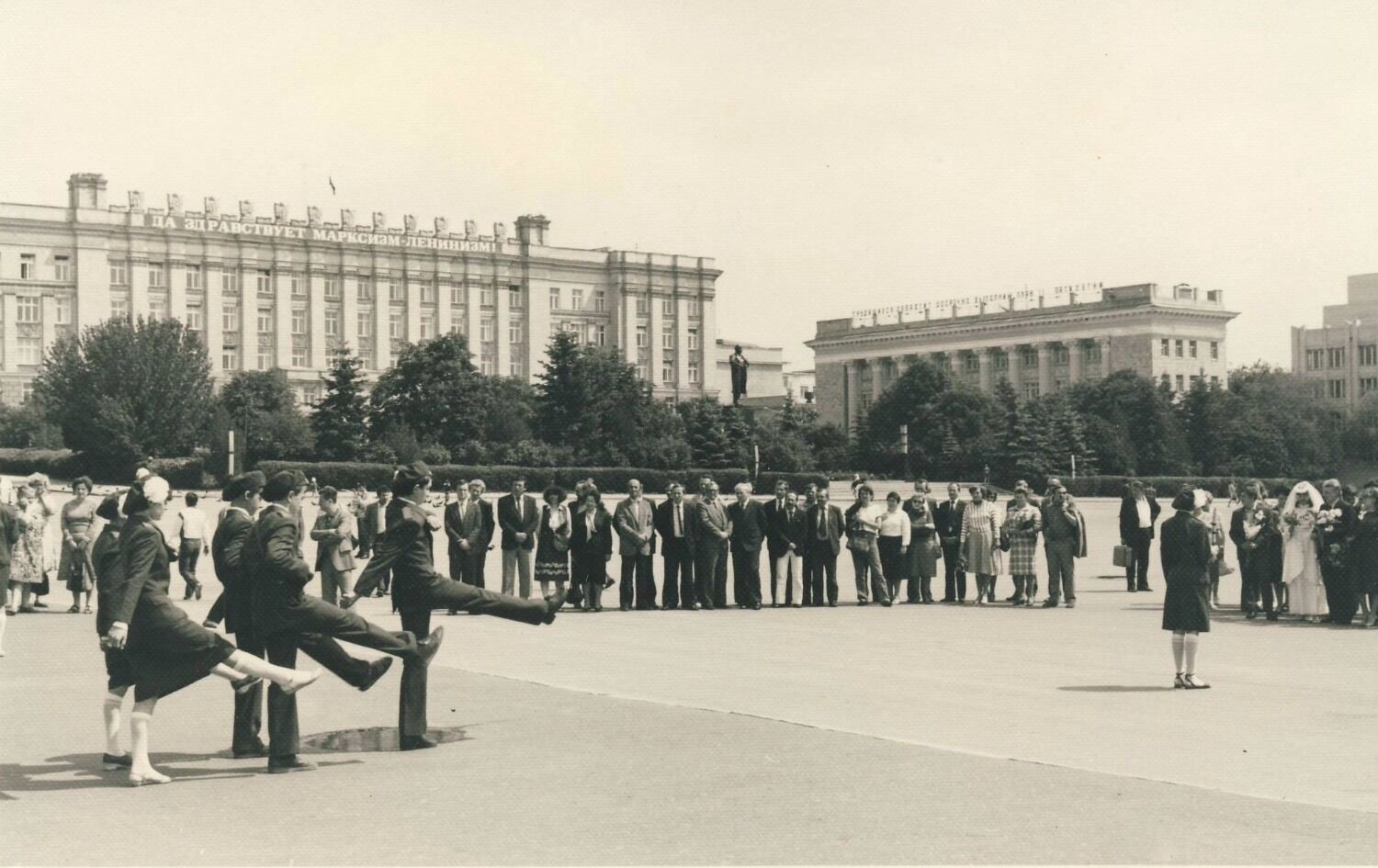 На площади Революции, 1985 год.