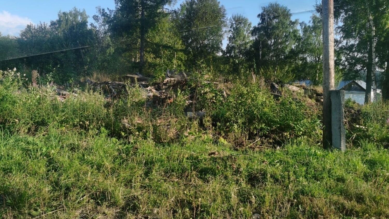 Руины бывшего садика