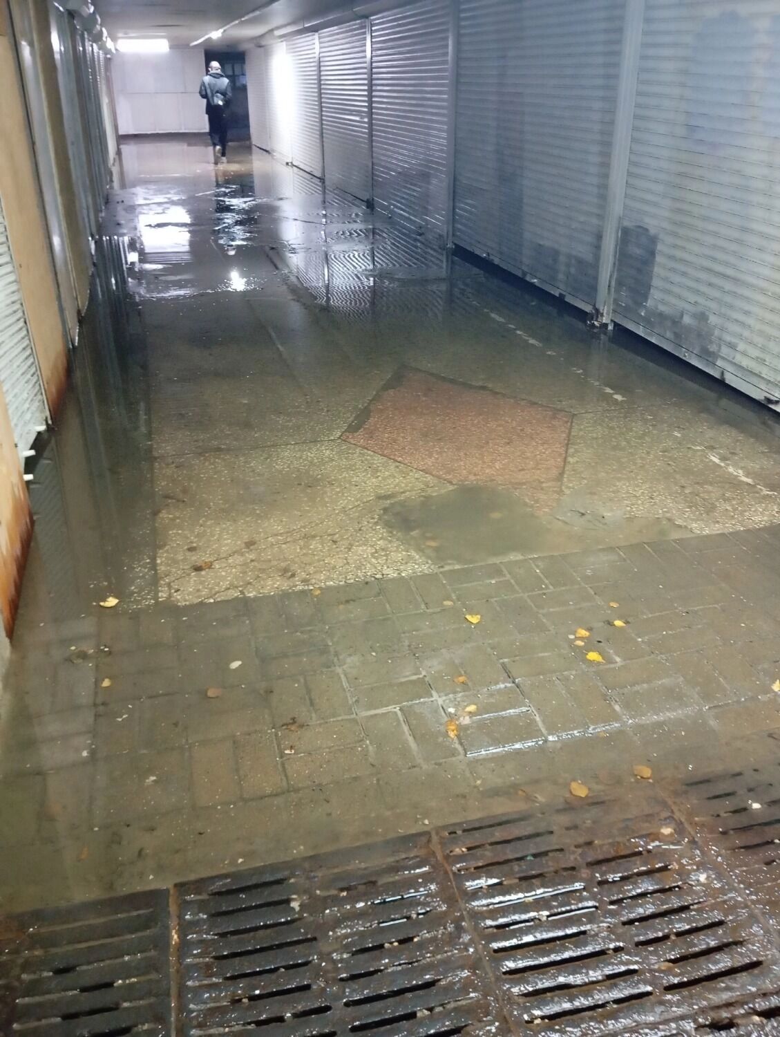 На&nbsp;Соколе затопило подземный переход