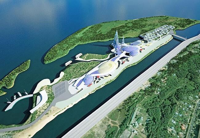 Так мог бы выглядеть полуостров Печерские пески