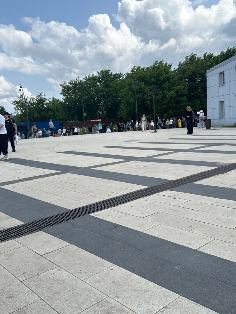 Очередь на канатную дорогу в Нижнем Новгороде