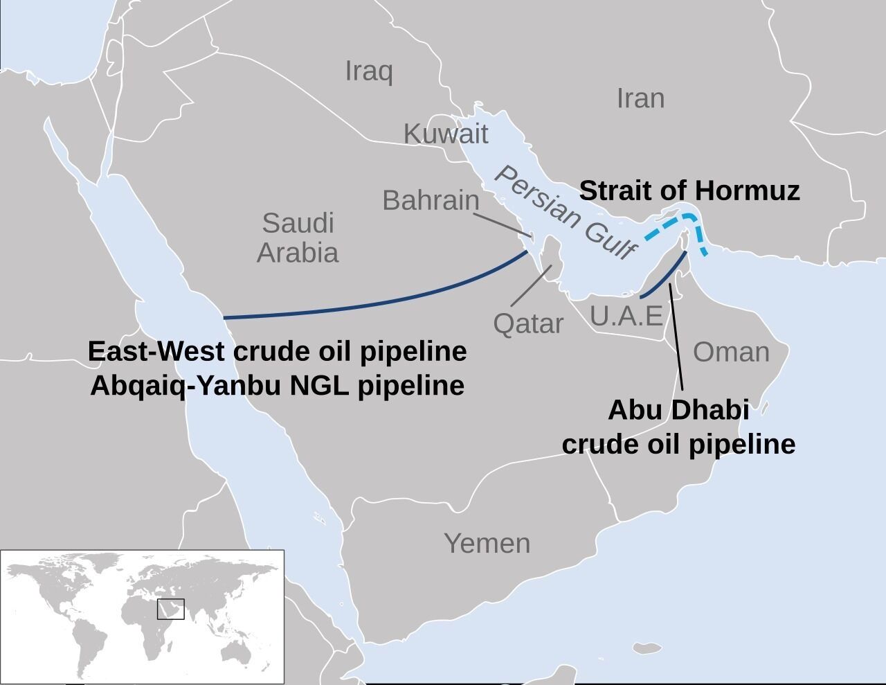Карта нефтепровода Восток-Запад