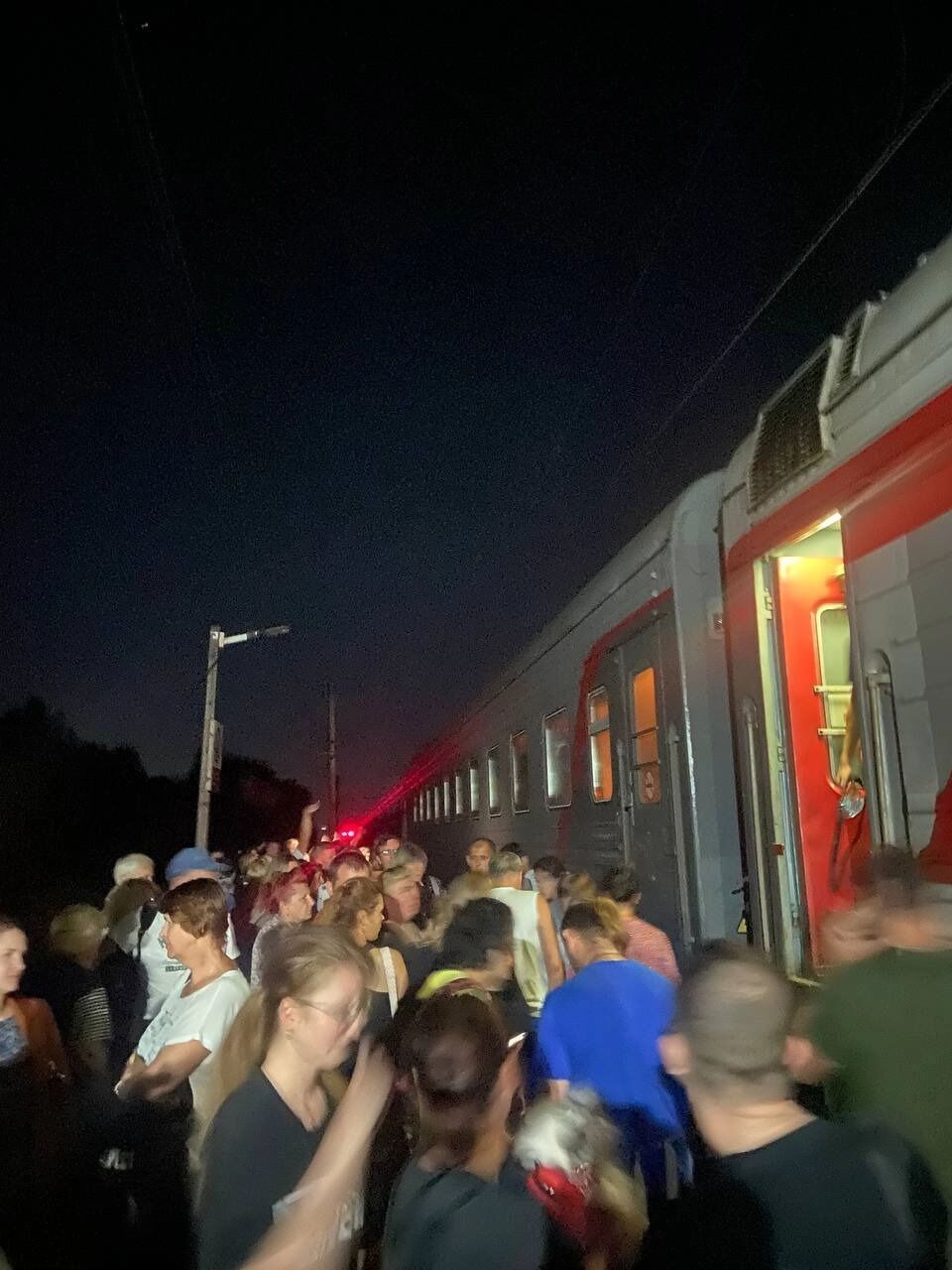 Затор на станции «Стригино» в Нижнем Новгороде