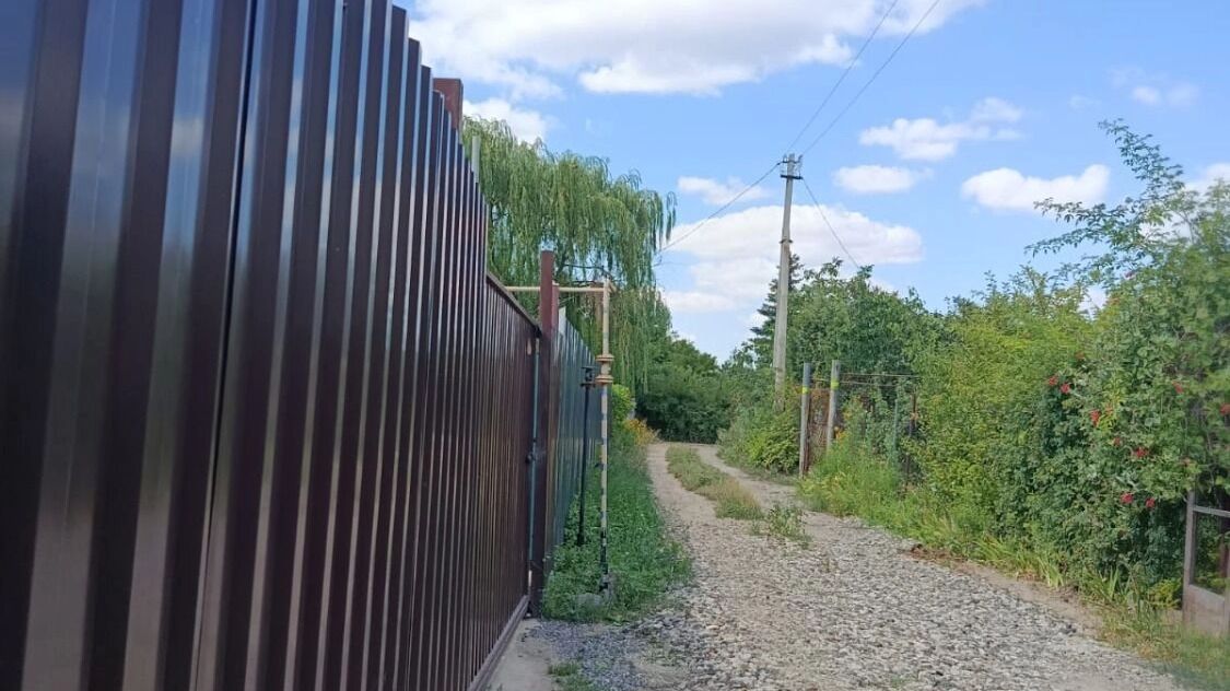 газовая труба в СНТ Монтажник