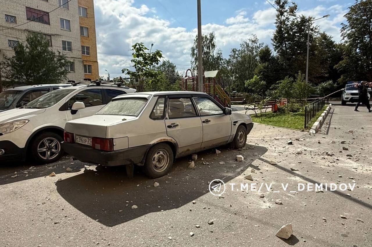 Последствия атаки БПЛА в&nbsp;Белгороде