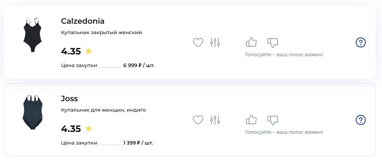 Купальники известных брендов