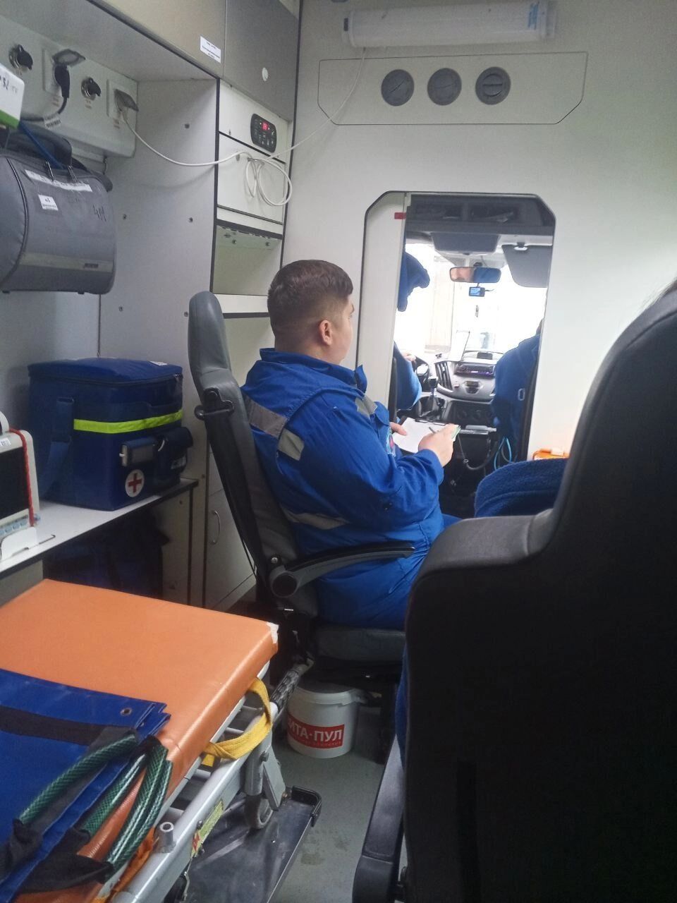 В пути