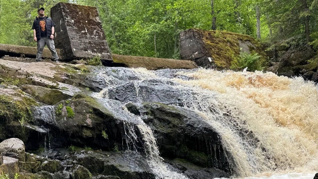 Водопады в Карелии называют порогами — все из-за невысокого угла наклона воды и низкой высоты