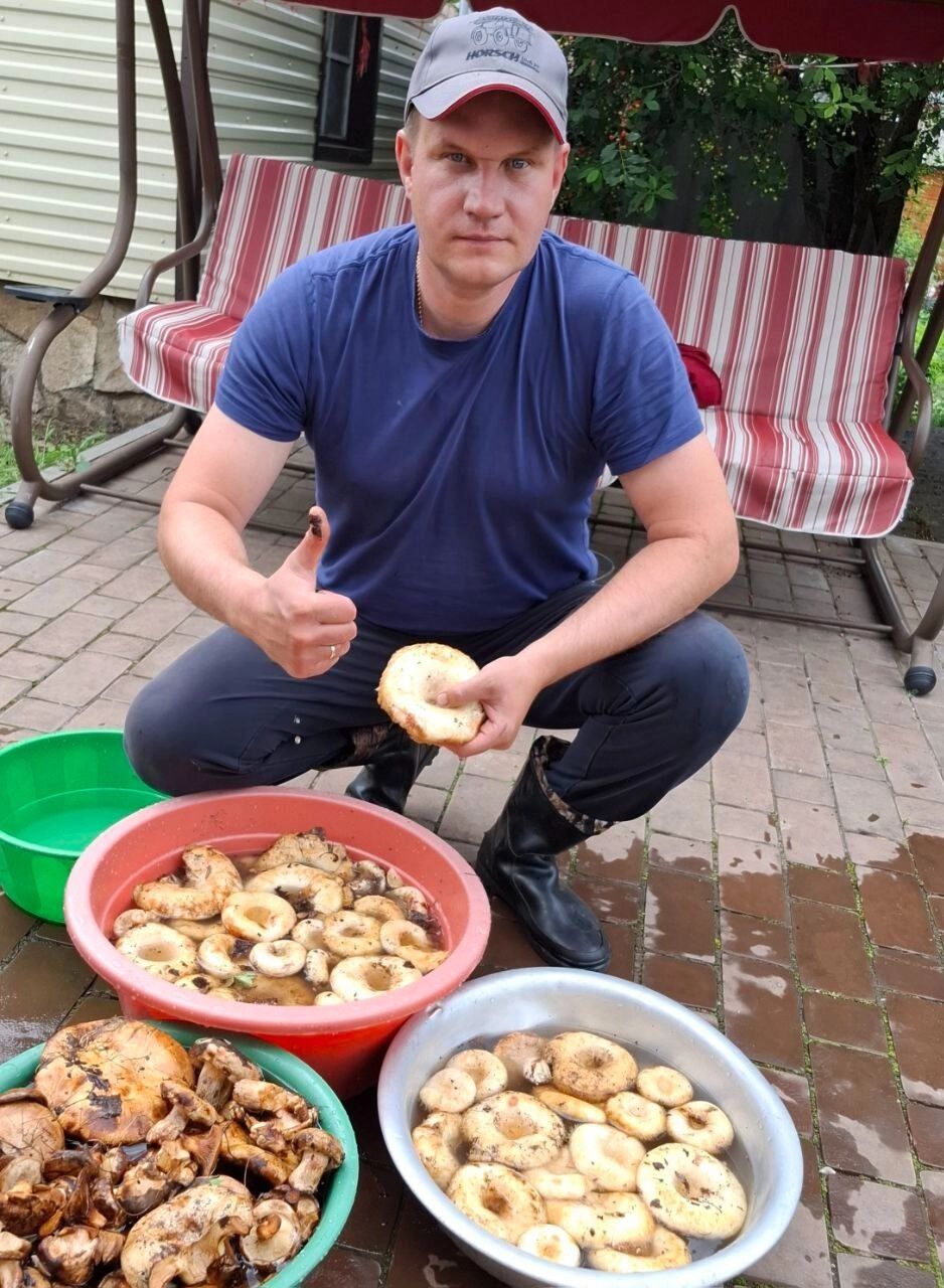 Урожай грибов в Абдулинском районе Оренбуржья