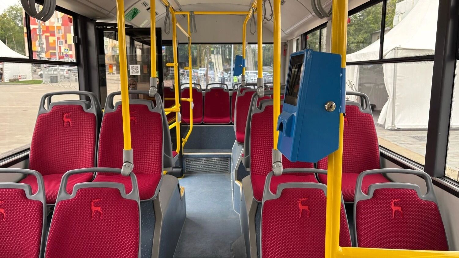 Салон электробуса