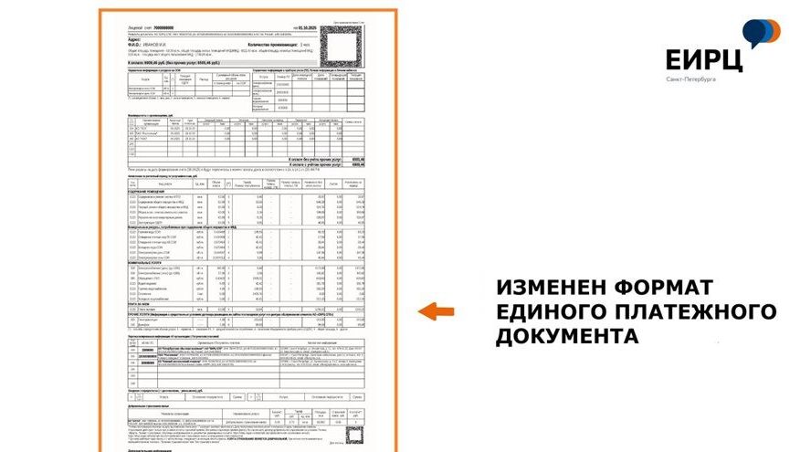 Петербуржцам показали платежки нового образца (фото)