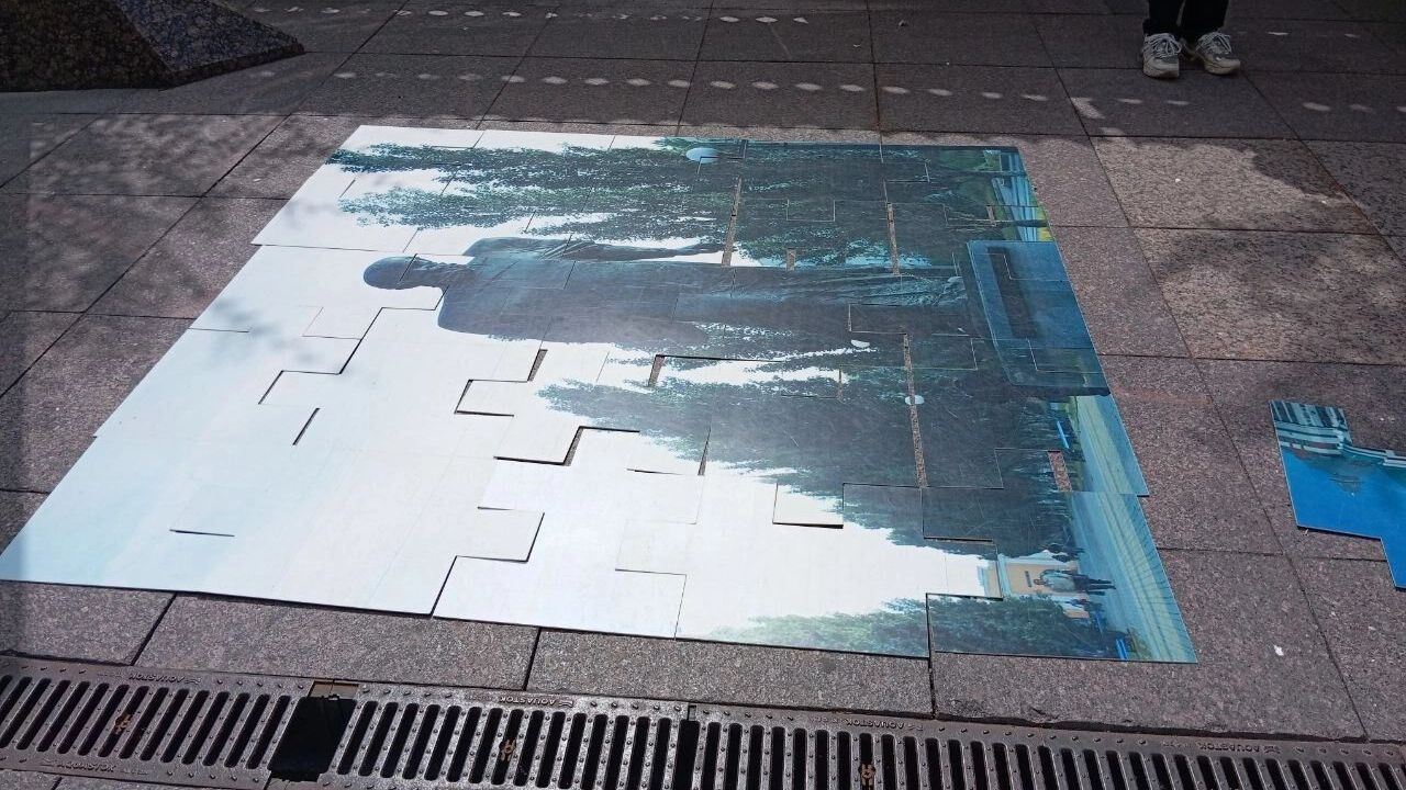 Огромные пазлы  