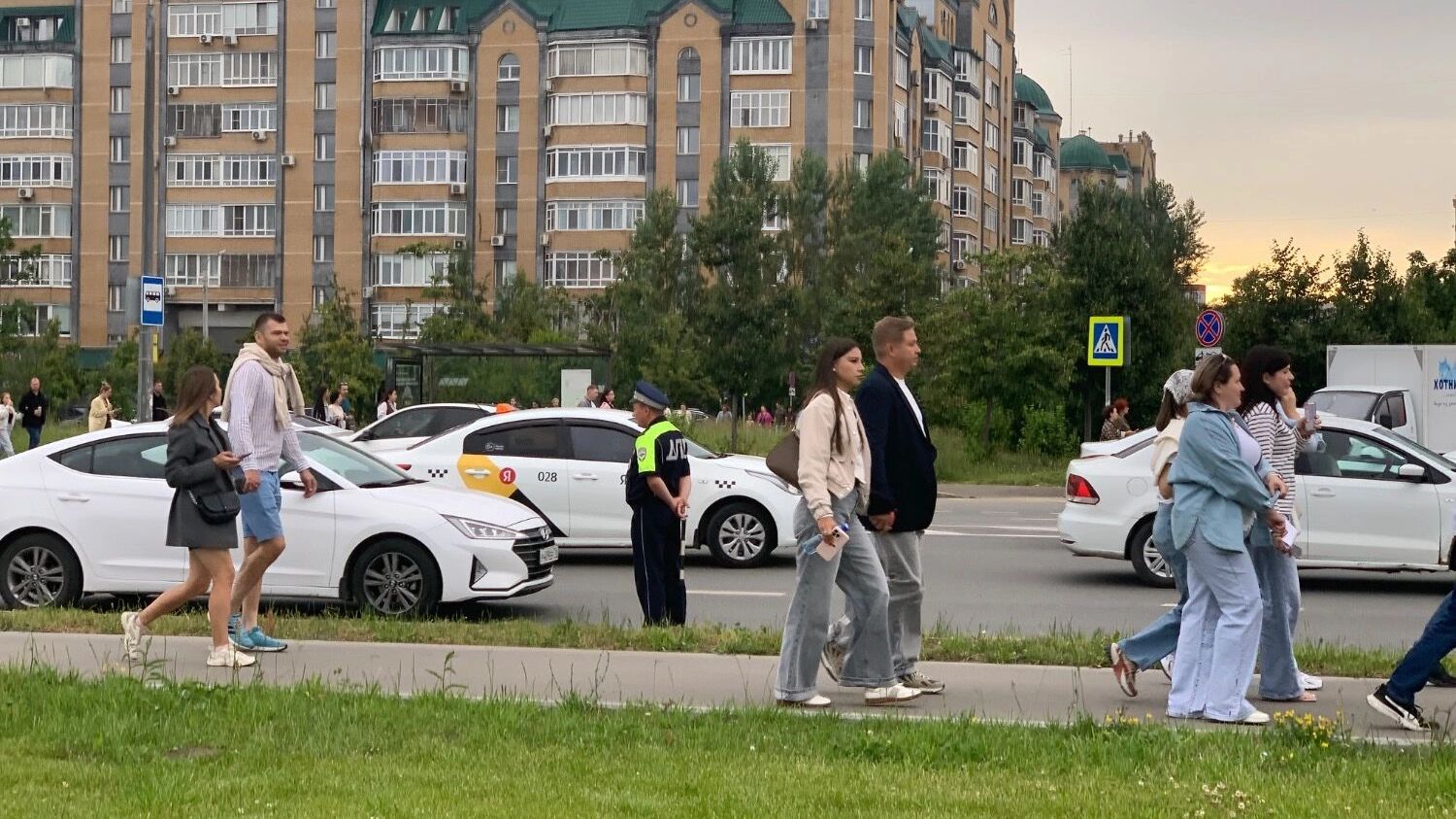 Пробки у сталиона