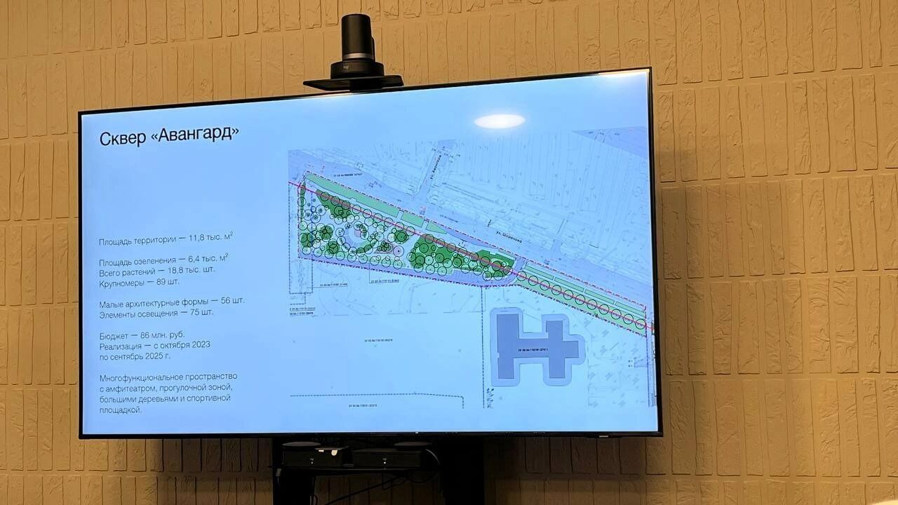Детали по&nbsp;скверу Авангард