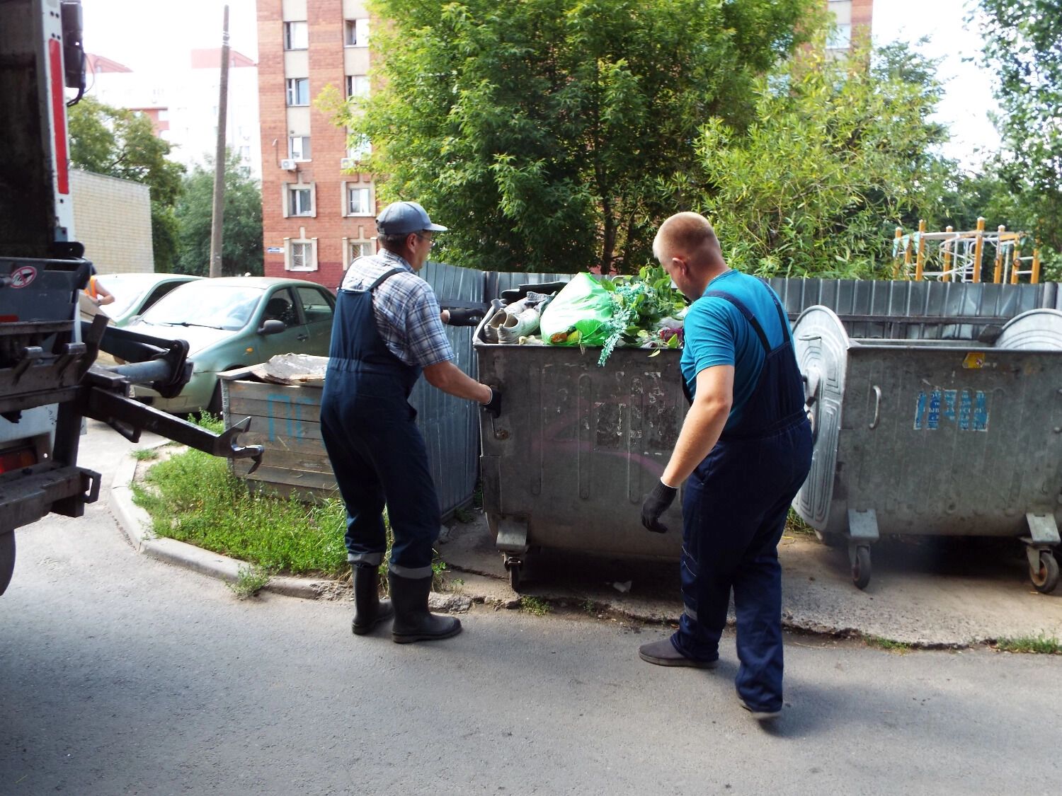 Пример плохо организованной площадки