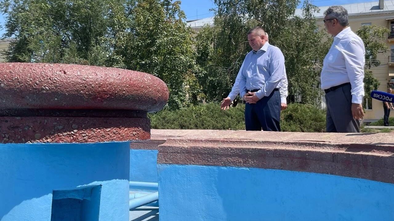 Реконструкция фонтана в сквере Симбирцева