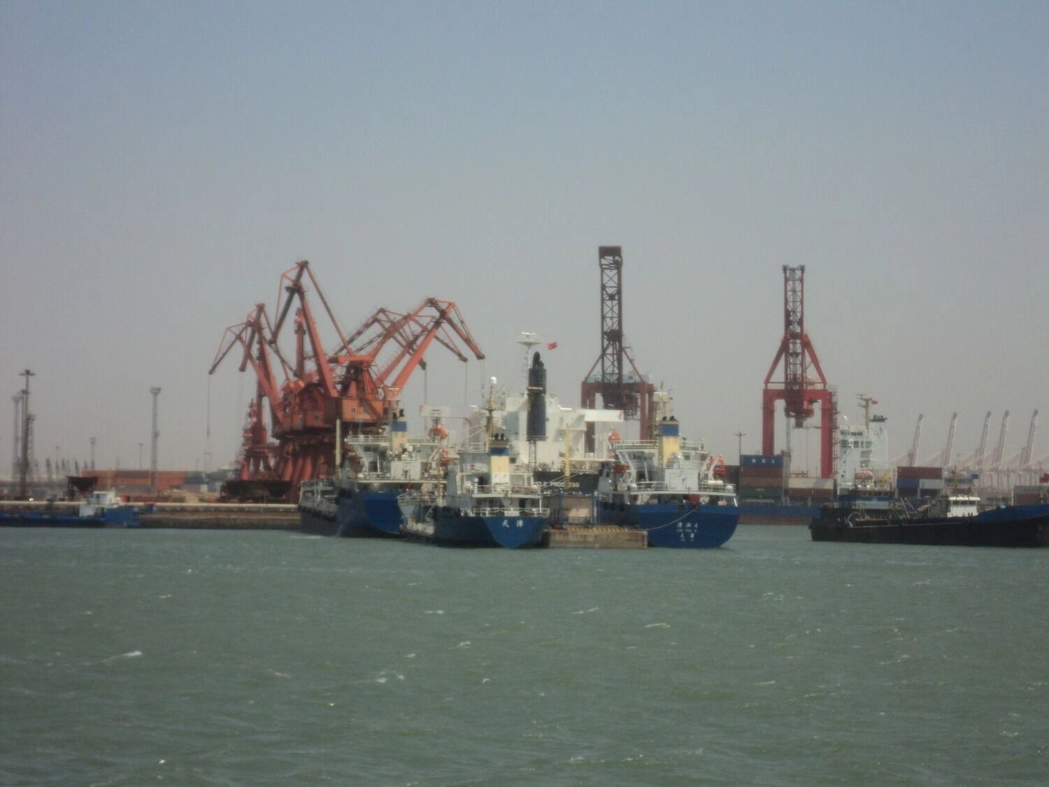 Oil Distribution Wharf at the end of the Second Pier of Tianjin Xingang
