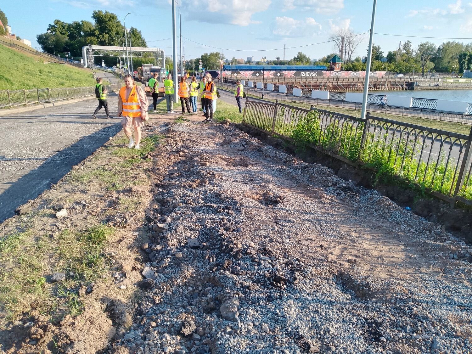 Подготовка основания под укладку новых словев асфальта