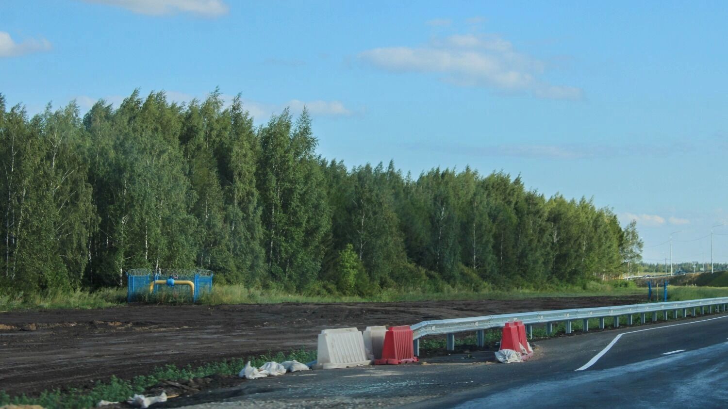 Развязка трассы Столбище - Атабаево и платной дороги М-12