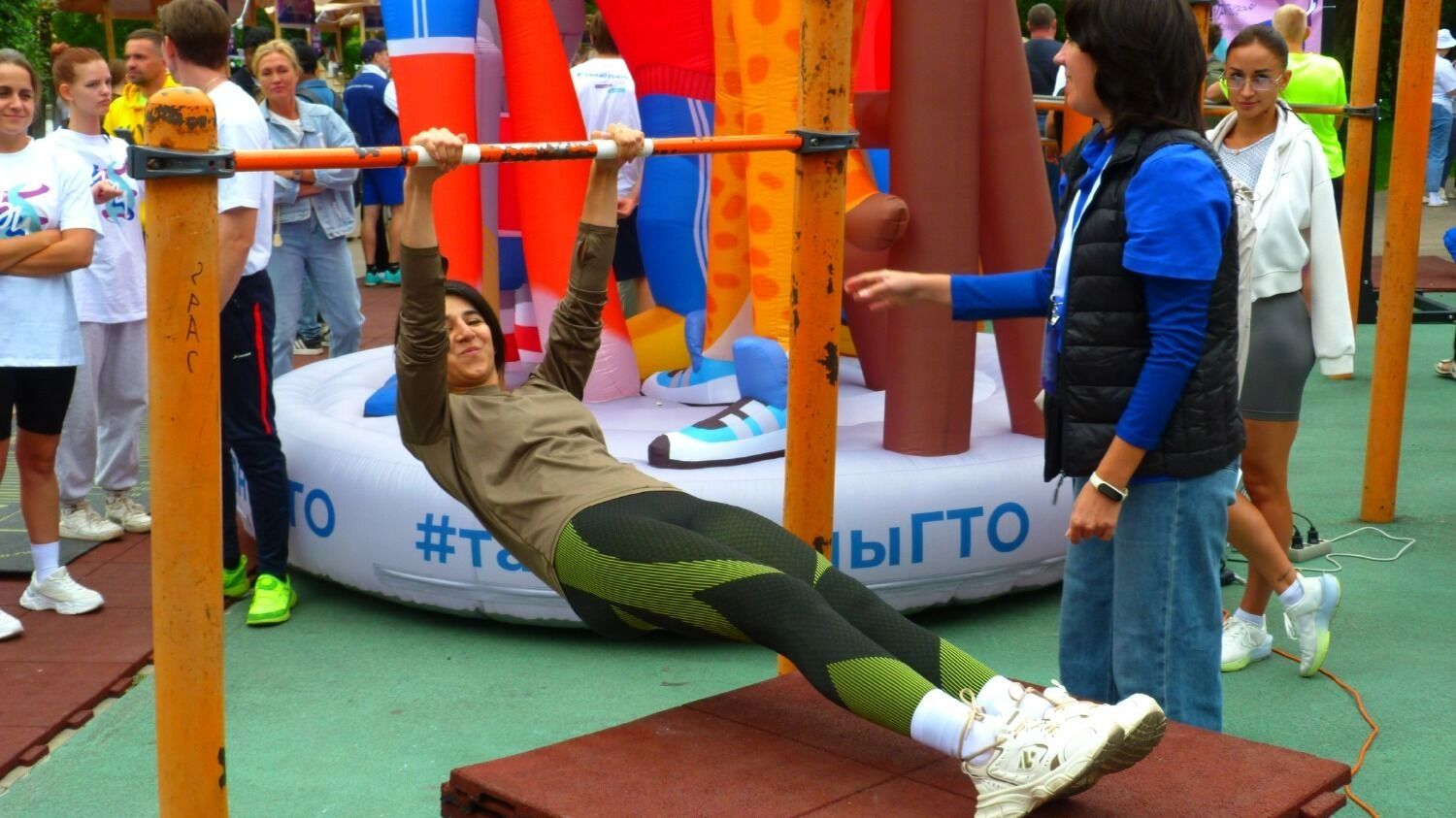 Игры ГТО на фестивале ТриЧетыре
