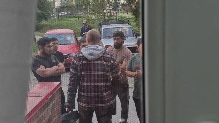 Фото конфликта с участием Русской Общины