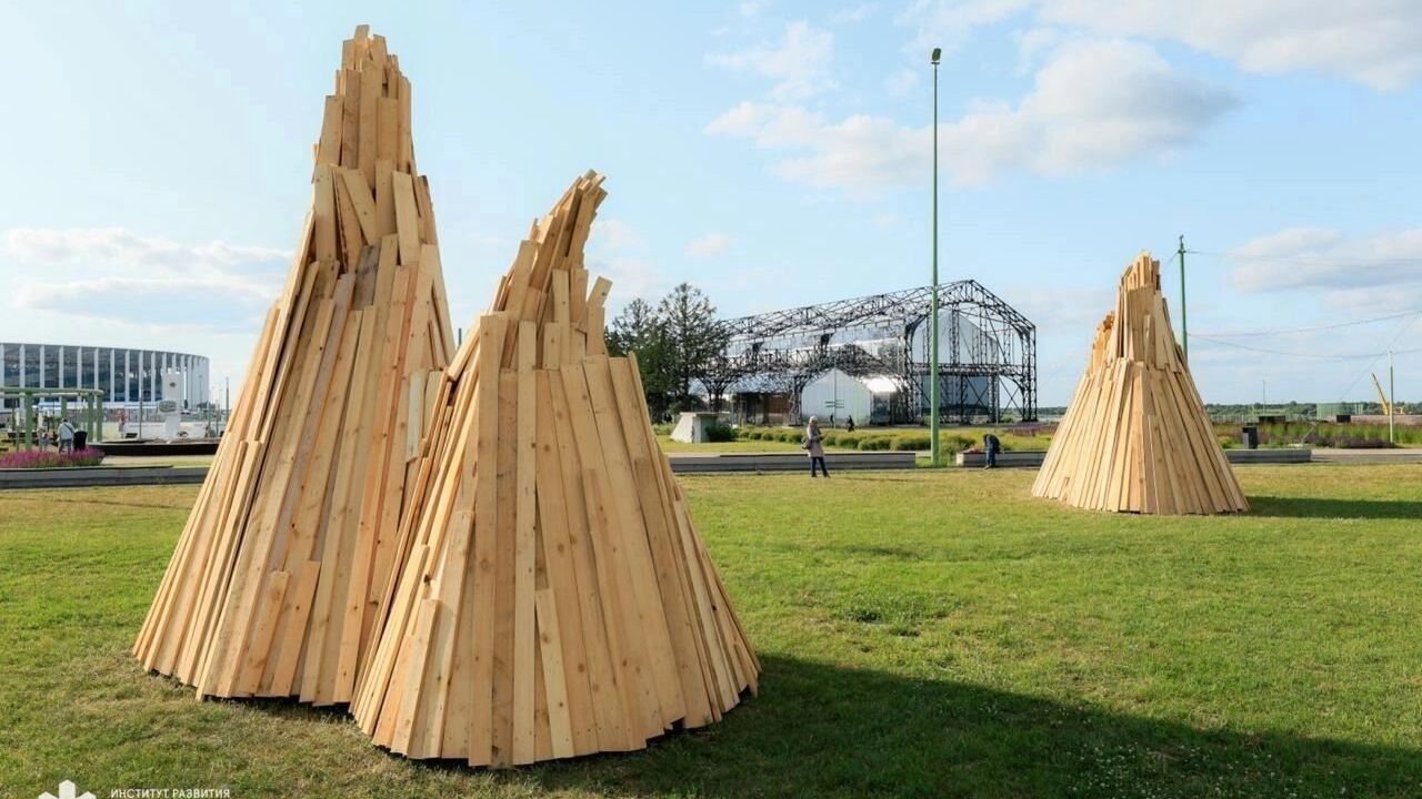 Арт-объект «Башни» в Нижнем Новгороде