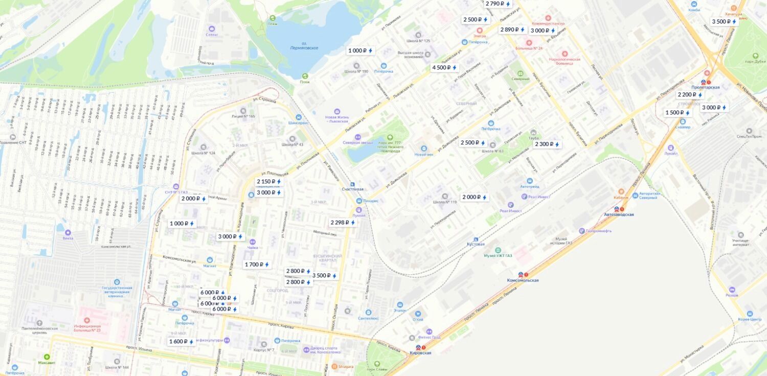 Сколько стоит снять квартиру в Нижнем Новгороде