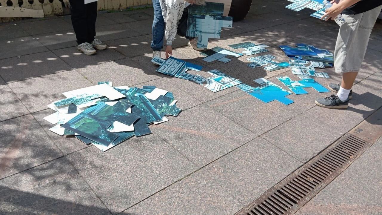 Огромные пазлы