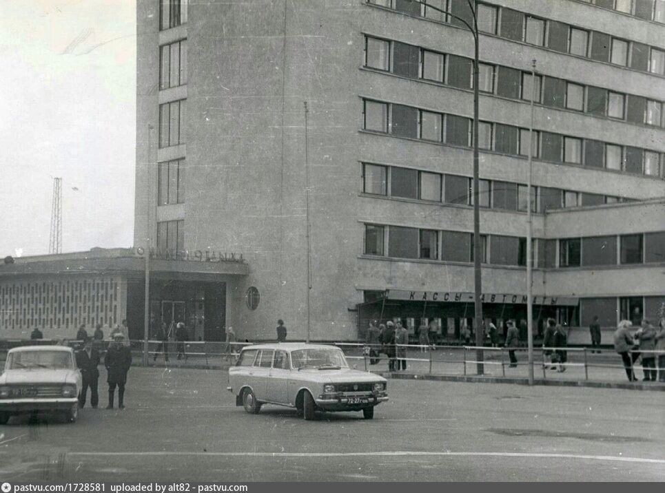 Московский вокзал в 1976 году