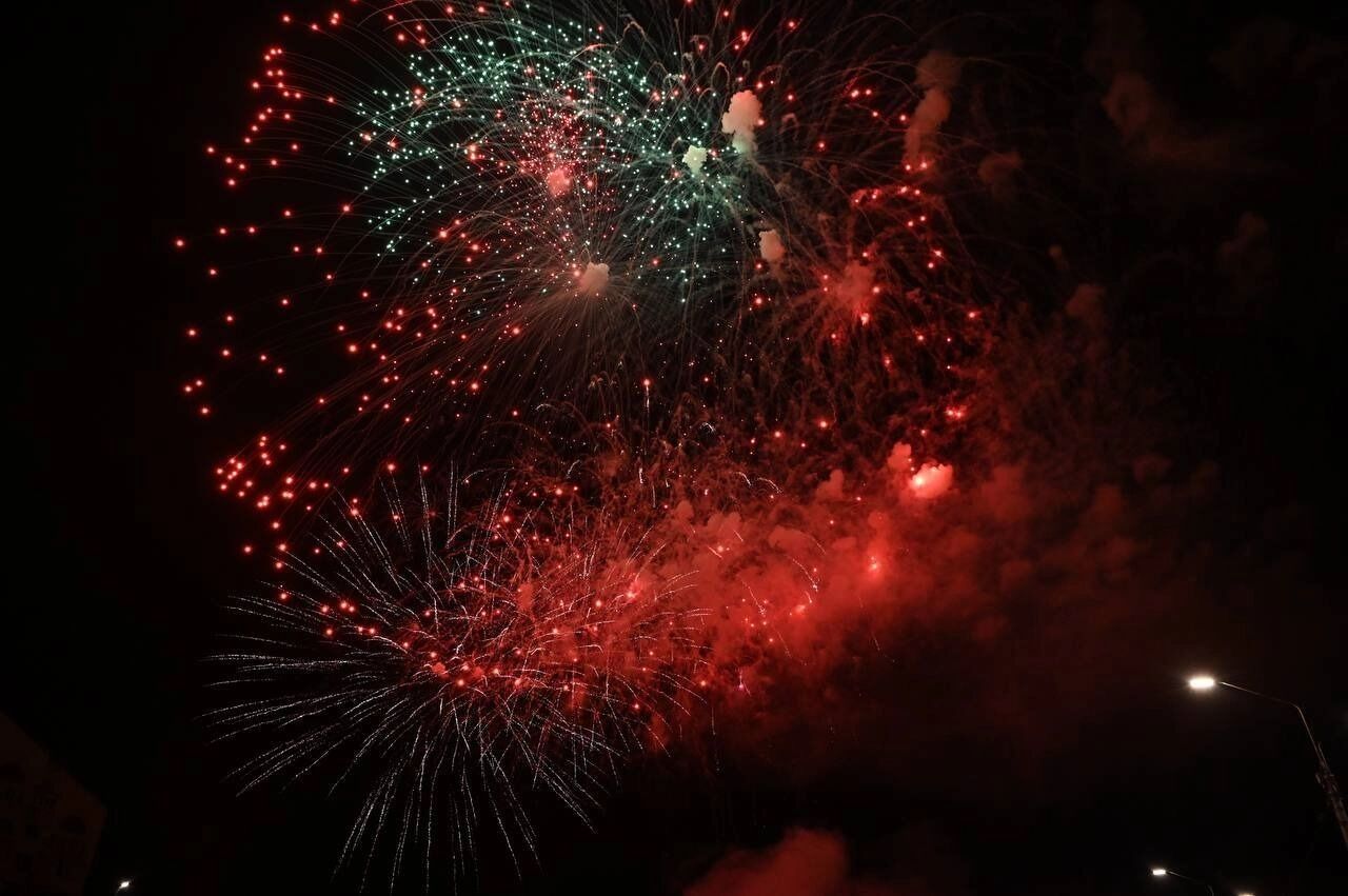 Салют в Белгороде в 2022 году