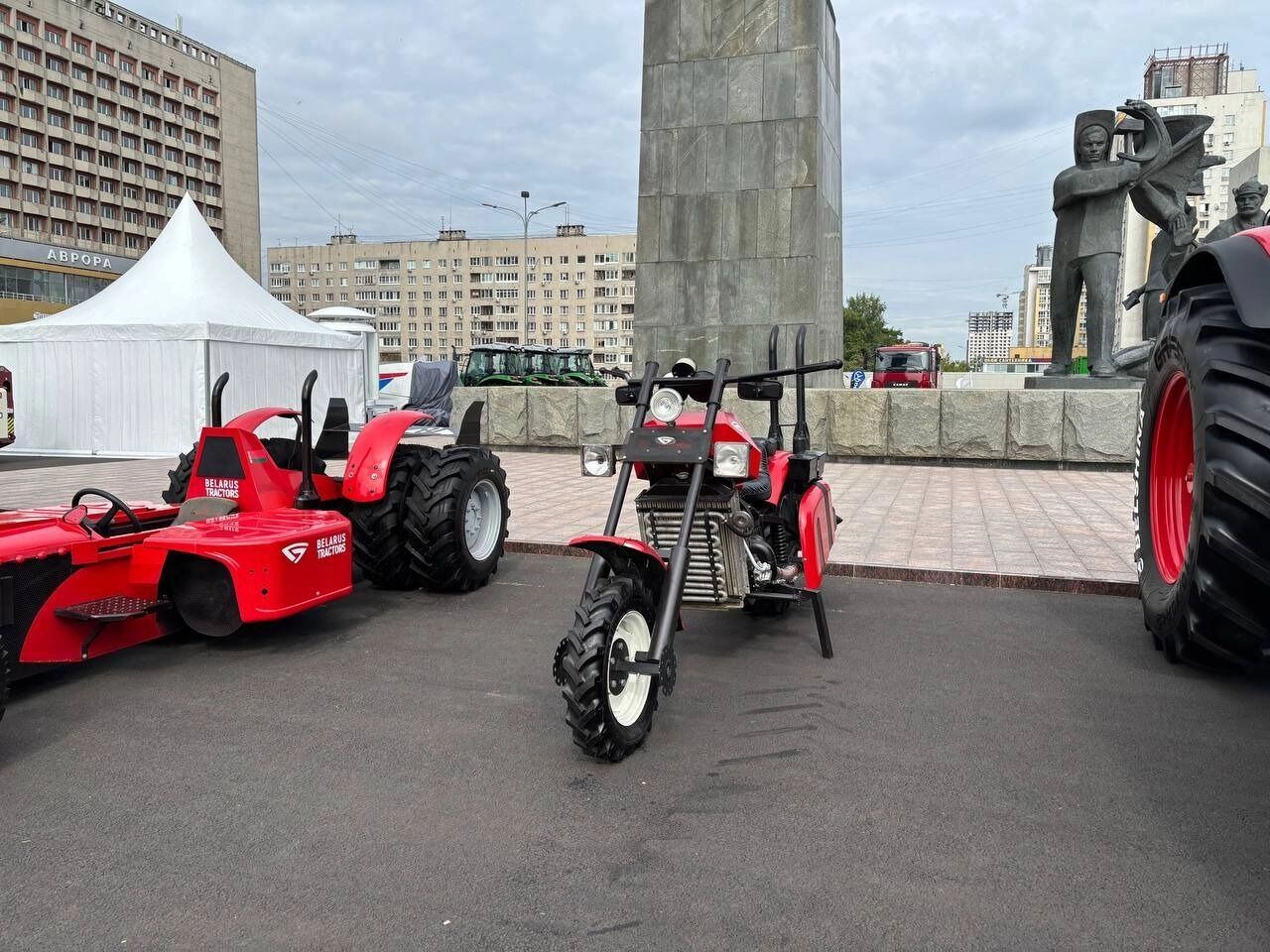 Российская и белорусская техника, представленная на выставке